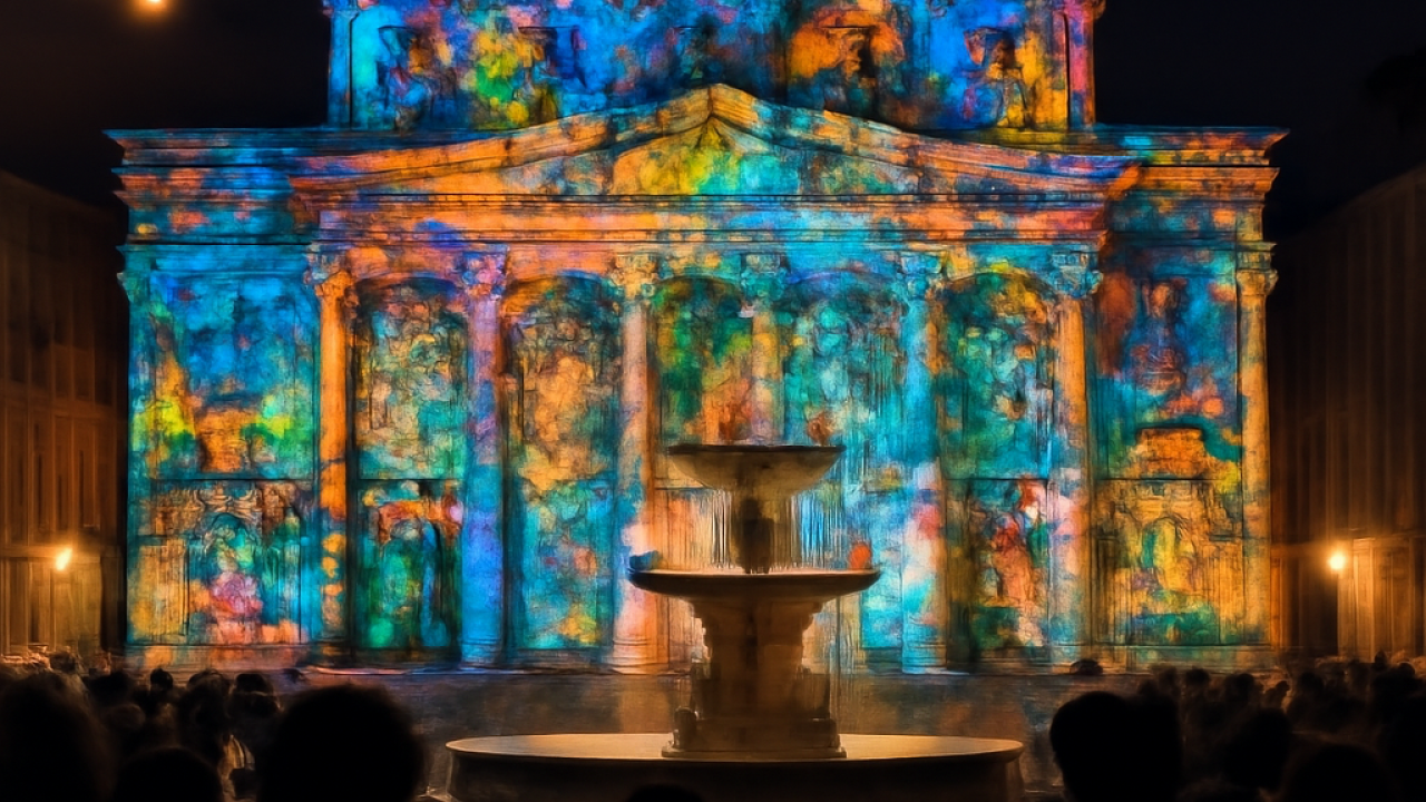 Fête des Lumières : la mise en lumière de la place des Terreaux